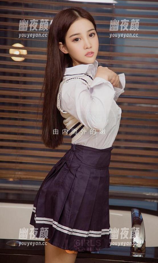尤果网-葛征model 尤果网 - 高清蕾丝:在葛征model的摄影中,蕾丝倒显得有点无辜,但谁会在意呢?